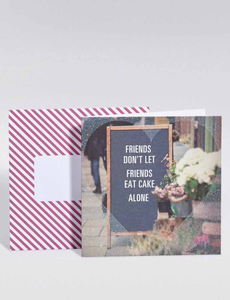Friend Chalkboard Blank Birthday Card 1 of 1