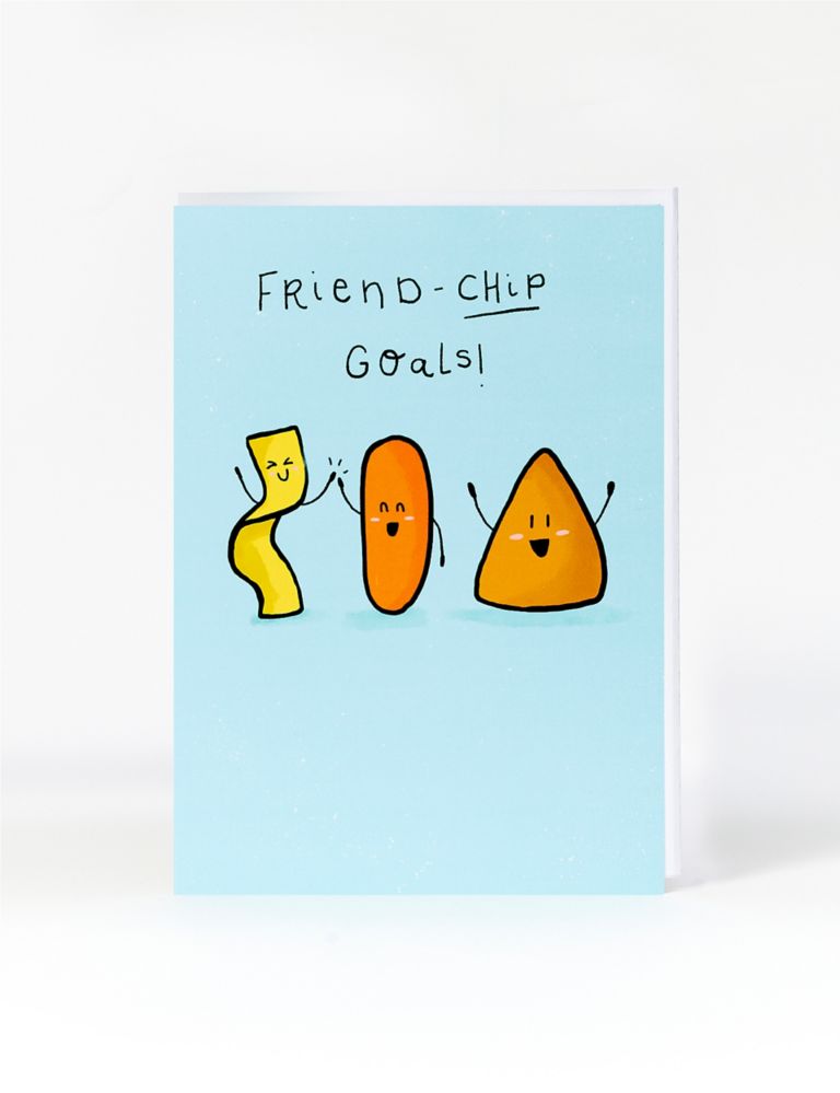 Friend-chip Goals Thank You Card 1 of 2