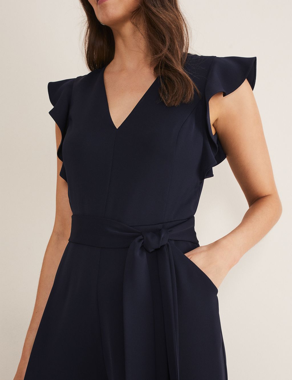 Frill Detail Short Sleeve Jumpsuit 2 of 5