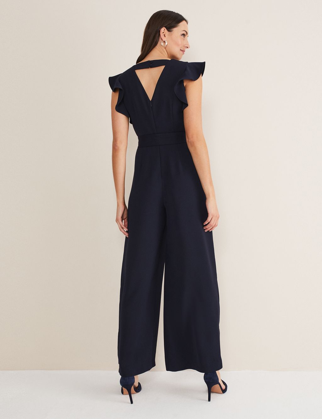 Frill Detail Short Sleeve Jumpsuit 4 of 5