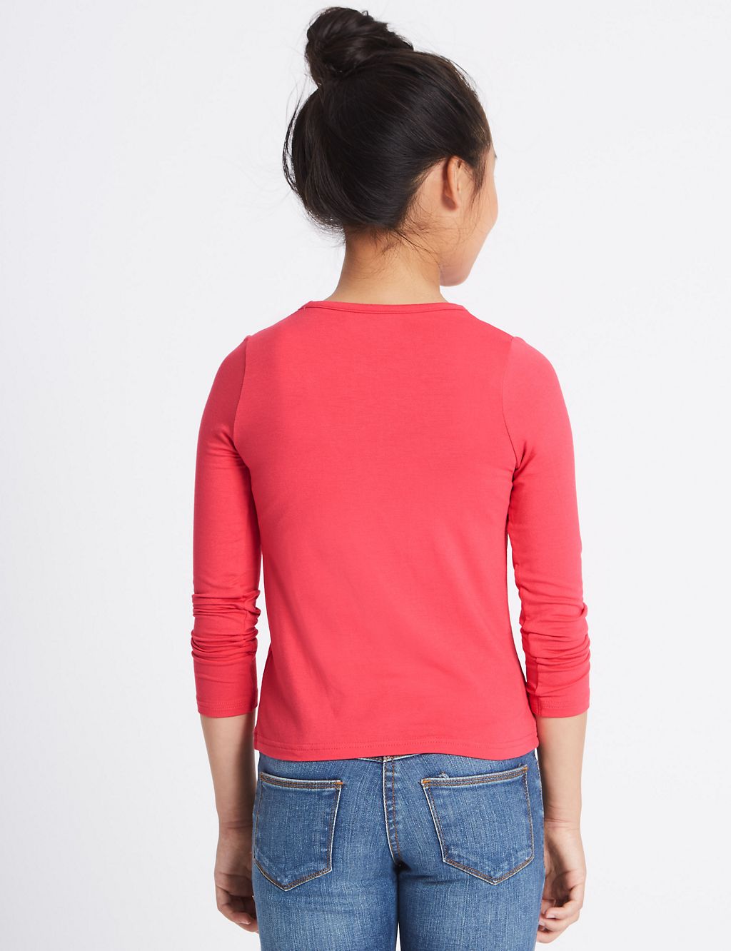 Frill Long Sleeve Top (3-14 Years) 2 of 5