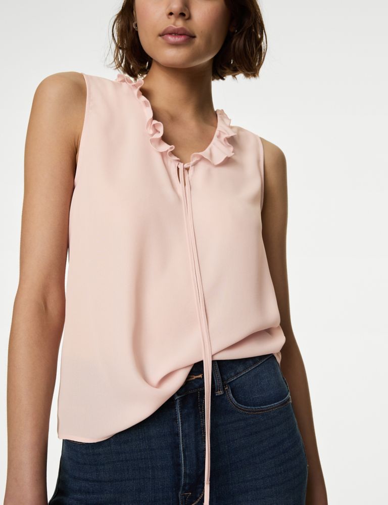 Frill Neck Blouse 4 of 5