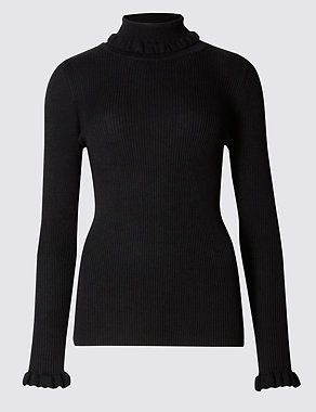 Frill Polo Jumper Image 2 of 4