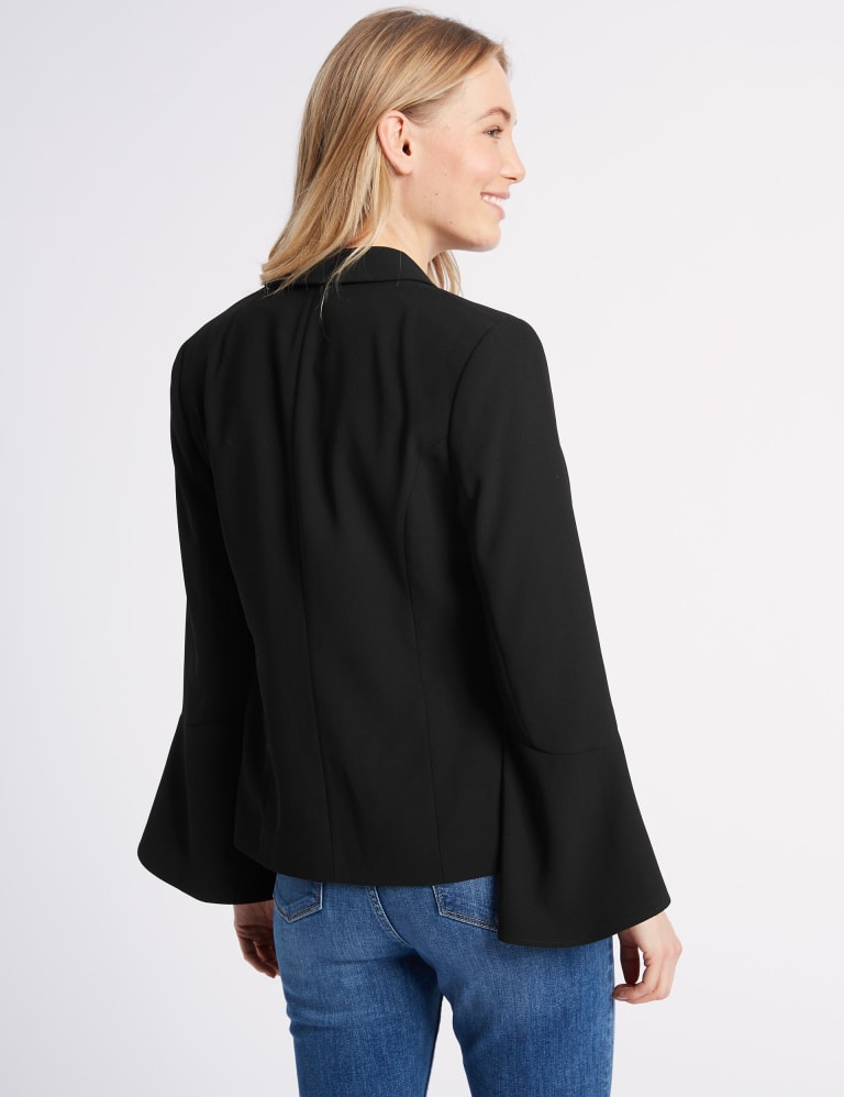 Frill Sleeve Blazer M S Collection M S