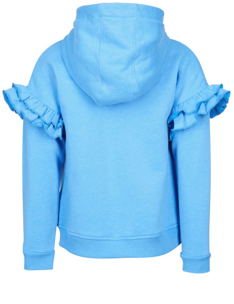 Frill Sleeve Hooded Sweatshirt (3-16 Years) 6 of 6