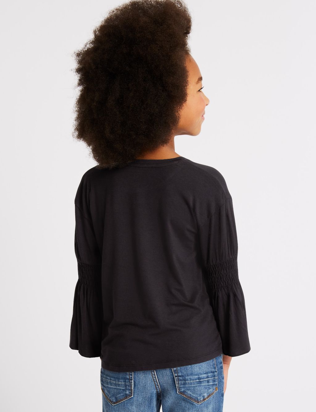 Frill Sleeve Top (3-16 Years) 2 of 5