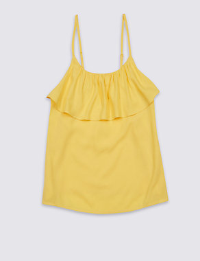 Frilled Camisole Top (5-14 Years) Image 2 of 3