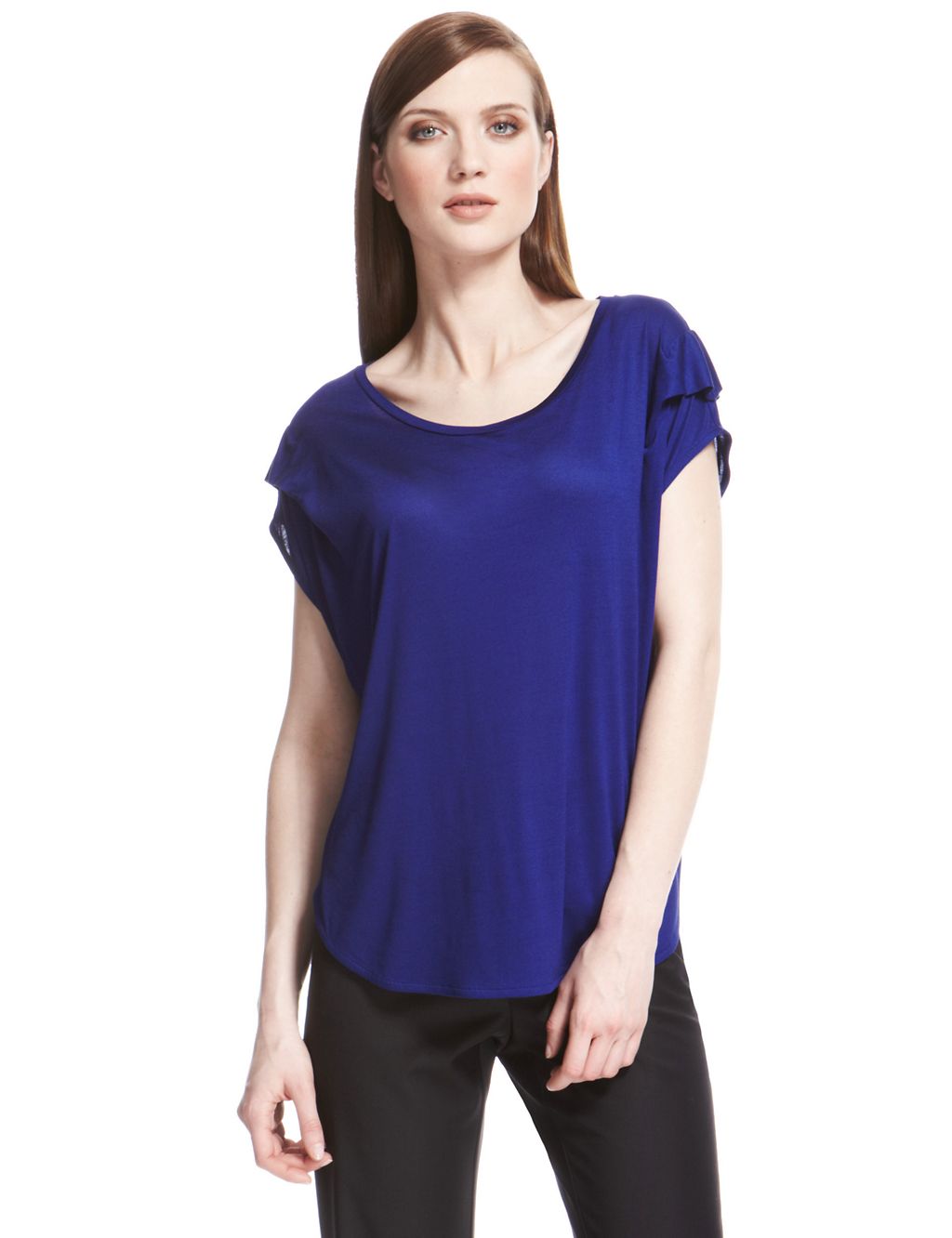 Frilled Sleeve T-Shirt 2 of 6
