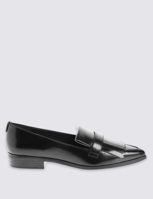 Fringe Pointed Loafers with Insolia Flex® Image 2 of 6