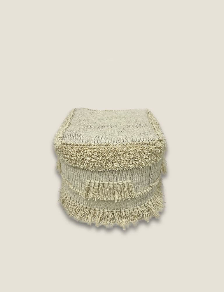 Fringe pouf outlet