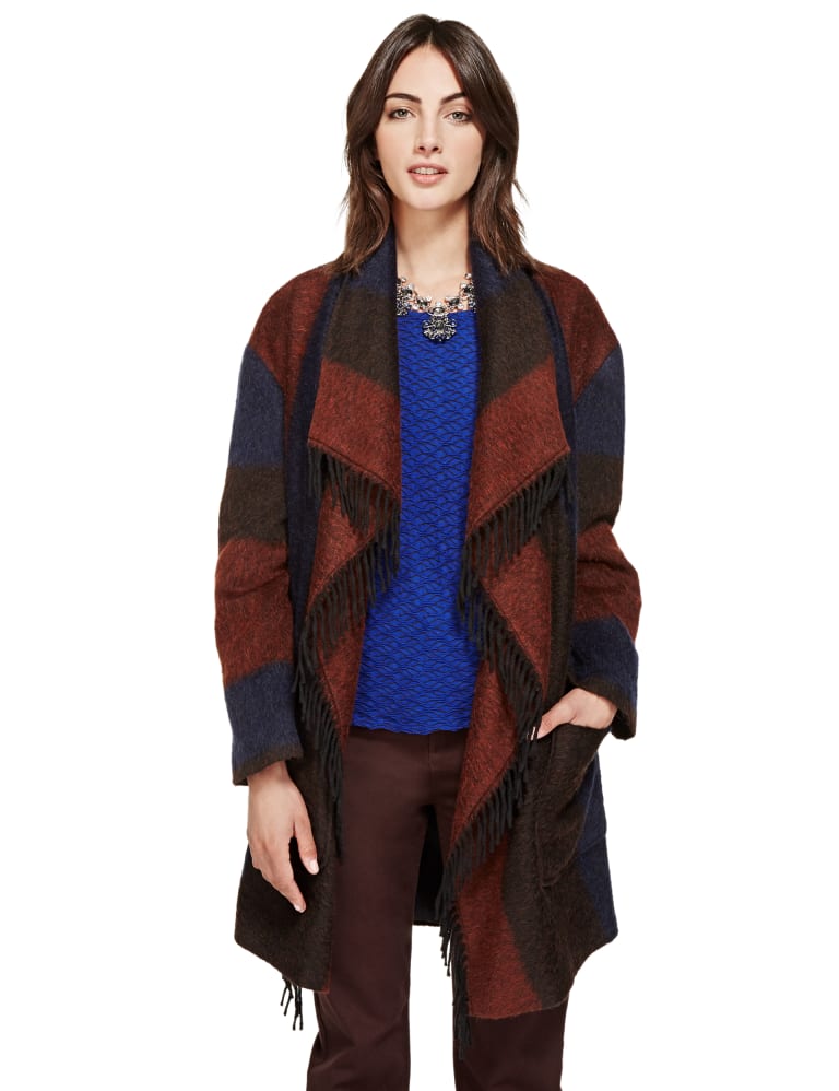 Blanket coats marks and spencer on sale