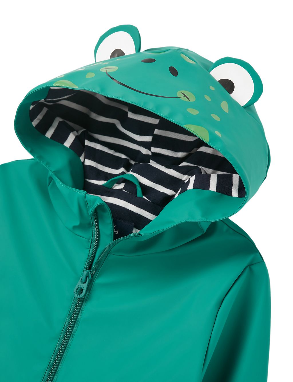 Frog Hooded Fleece Lined Raincoat (2-7 Yrs) 2 of 5