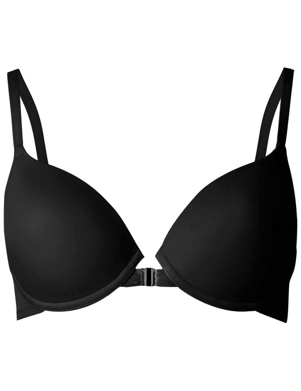 Front Fastening Padded Plunge T Shirt Bra AA-D 5 of 5