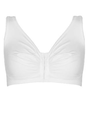 Front Fastening Super Stretch Full Cup Bra A-DD, M&S Collection