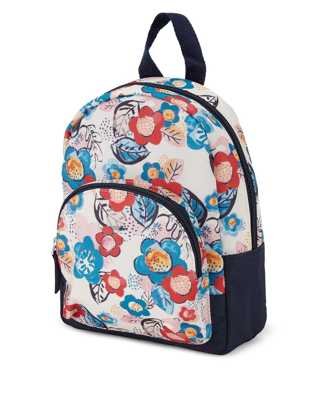 Floral Graphic Pocket Front Backpack