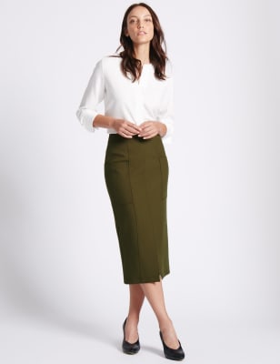 Midi pencil shop skirt with pockets