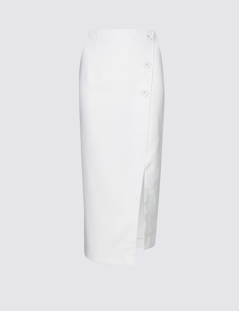 White pencil skirt m&s store