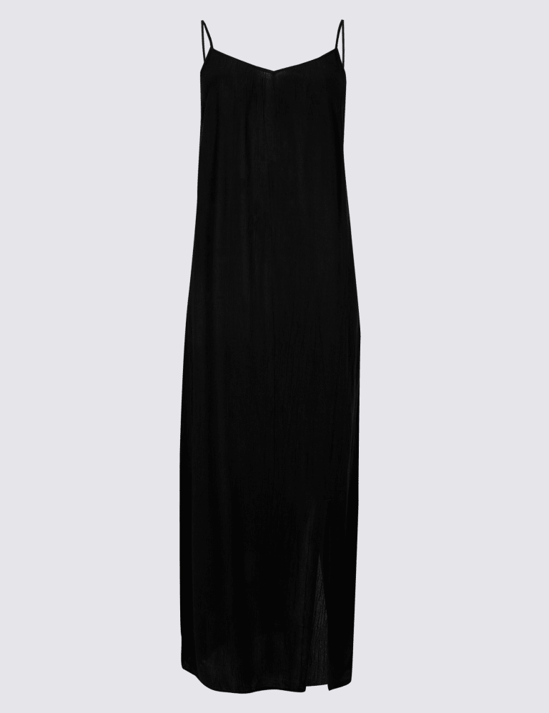 Front Split Slip Midi Dress M S Collection M S