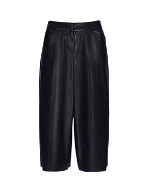 Front Zipped Wide Leg Culottes Image 2 of 4