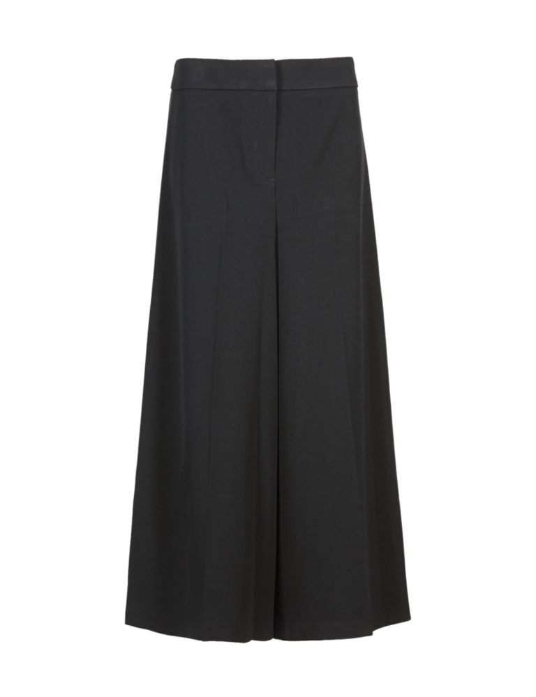 Front Zipped Wide Leg Culottes 3 of 4