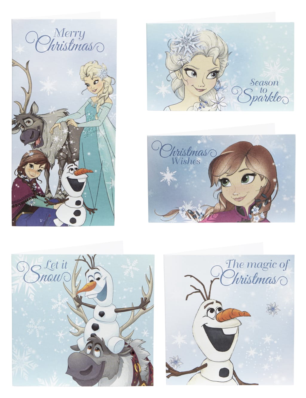 Frozen Christmas Cards 