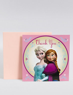 Frozen Multipack Thank You Cards Image 2 of 3