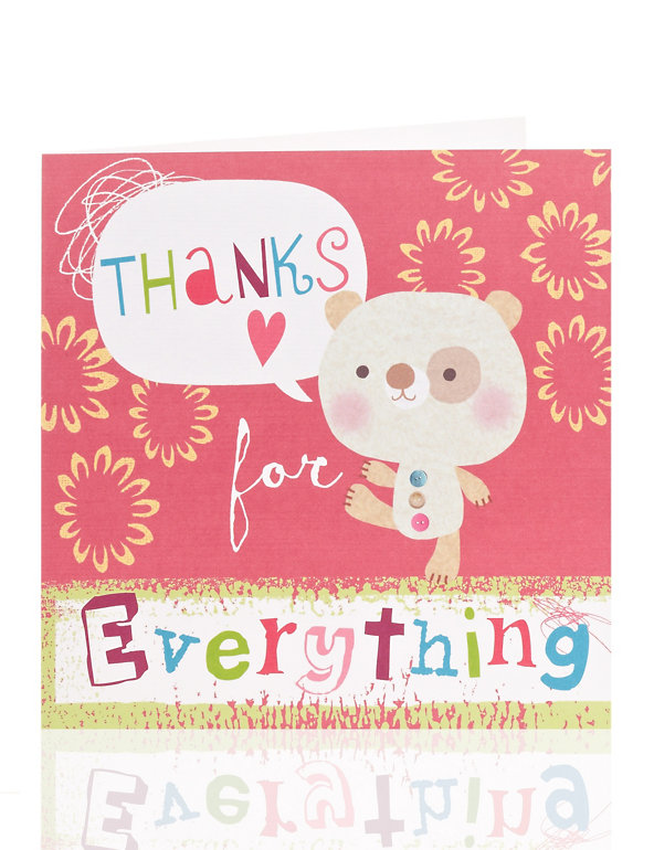 Fun Character Thank You Card Image 1 of 1