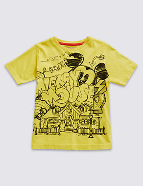 Fun Mickey Gloves T-Shirt (1-7 Years) Image 2 of 3