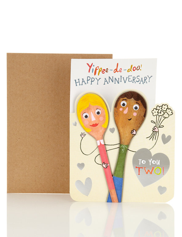Fun Spoons Anniversary Card Image 1 of 2