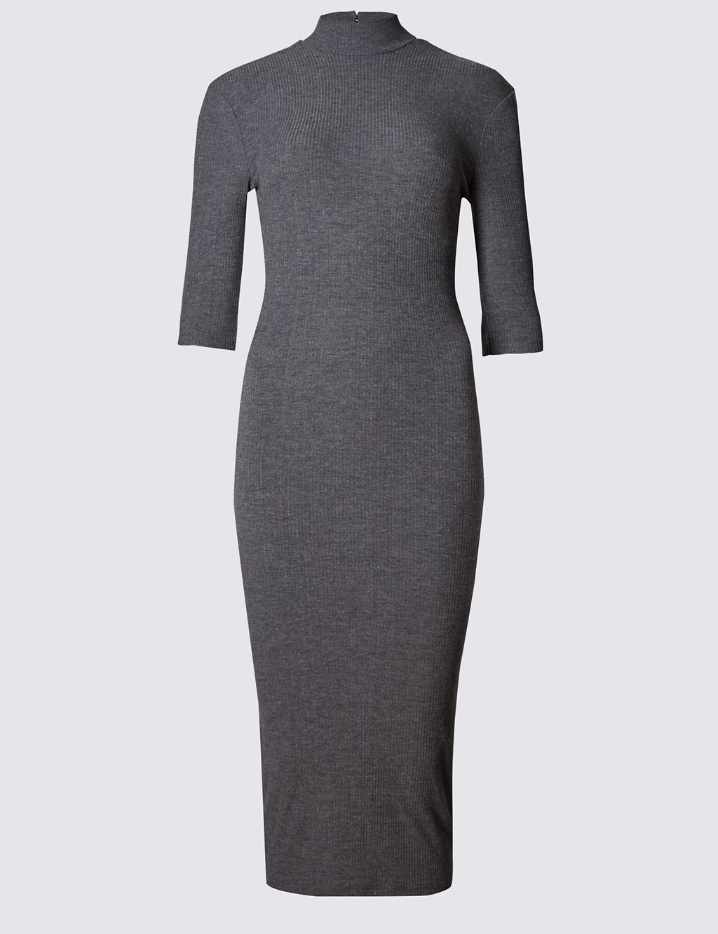 Funnel Neck Bodycon Dress 1 of 3