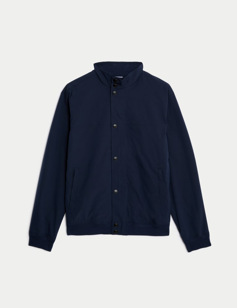 Funnel Neck Bomber Jacket with Stormwear™ M&S Collection M&S