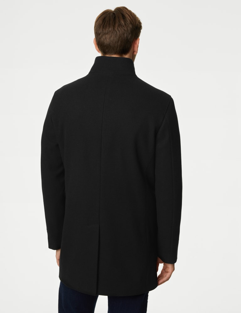 M&s funnel neck coat sale