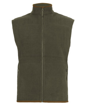 Funnel Neck Fleece Gilet with StayNEW™ Image 2 of 4