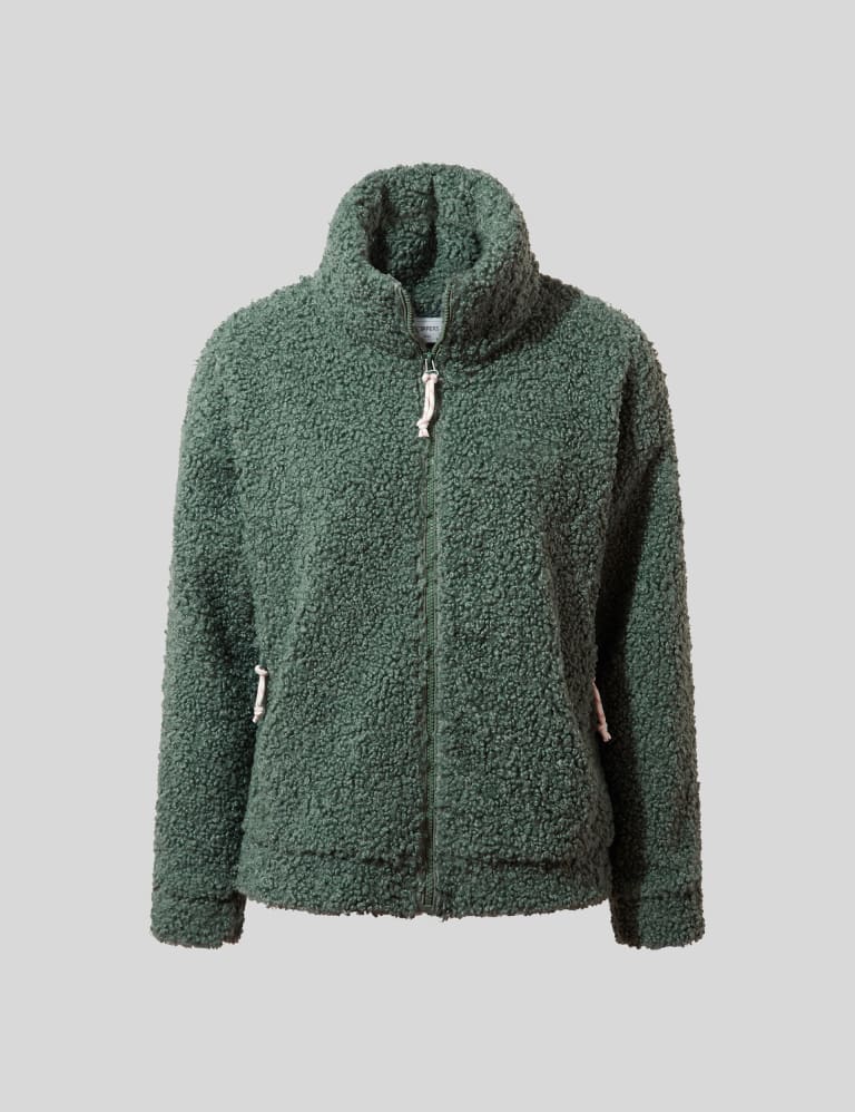 Funnel Neck Fleece Jacket