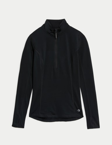 Funnel Neck Half Zip Running Top 3 of 8