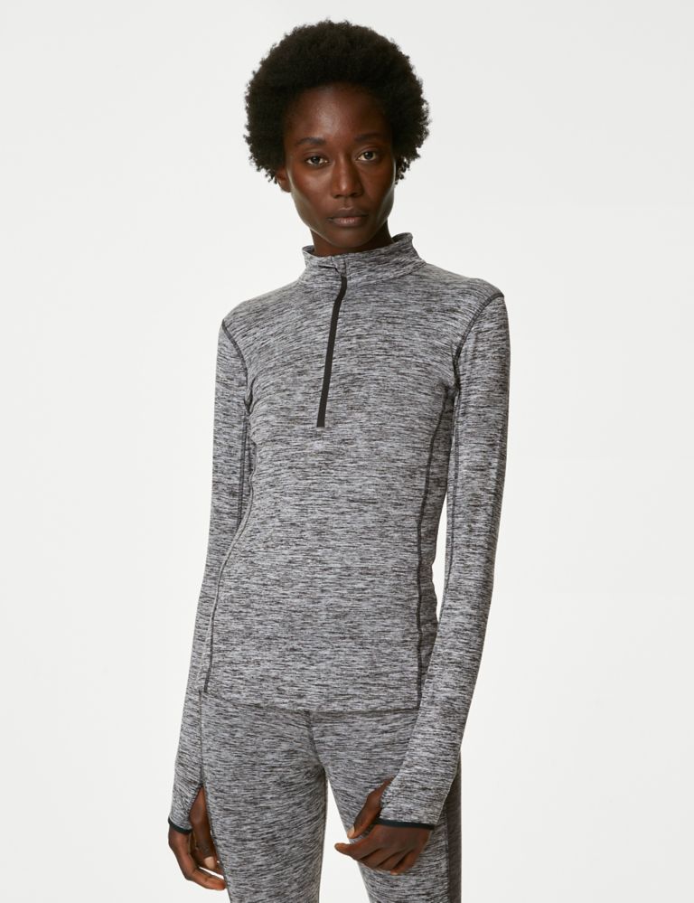 Thermal Funnel Neck Running Top, GOODMOVE, M&S