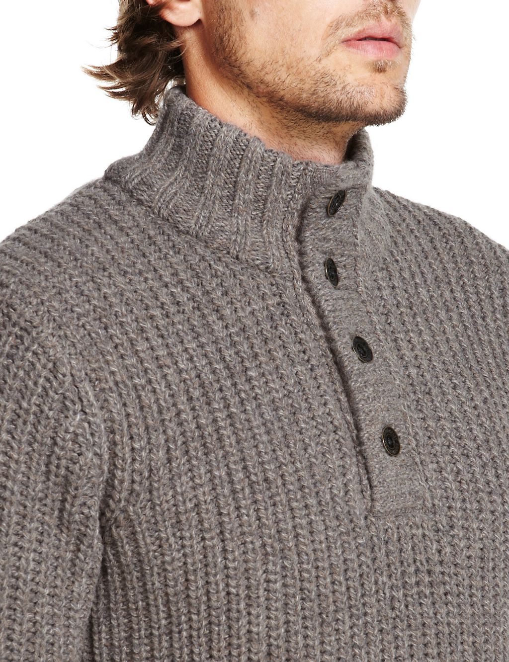 Funnel Neck Jumper with Wool 5 of 5