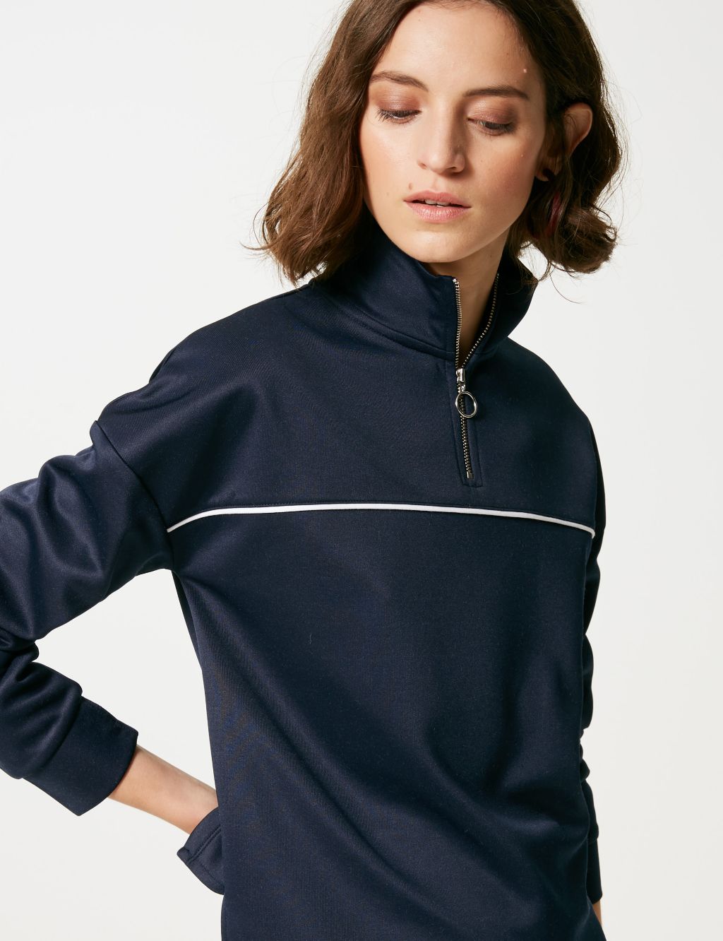 Funnel Neck Long Sleeve Top | Limited Edition | M&S