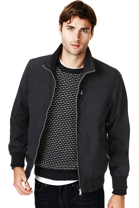 Funnel Neck Zip Through Sport Jacket with STORMWEAR™ Image 1 of 1