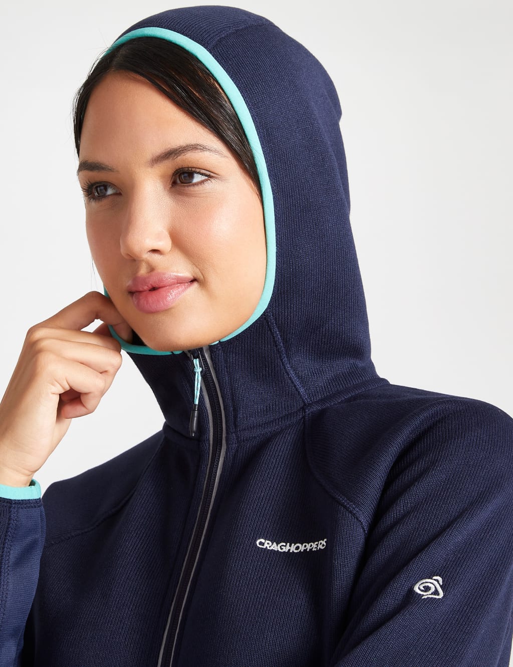 Funnel Neck Zip Up Hoodie Craghoppers M S