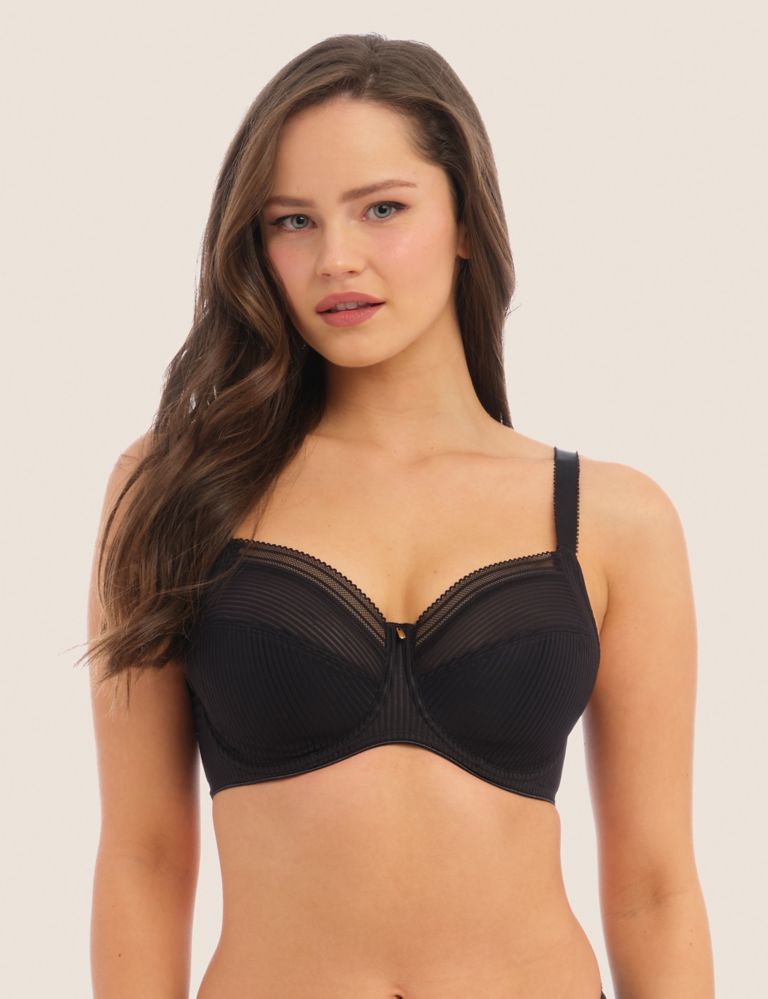 Fantasie Fusion Full Cup Side Support Bra Navy Blue 34H 