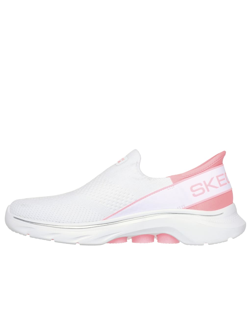 Skechers go walk 4 white leather discount
