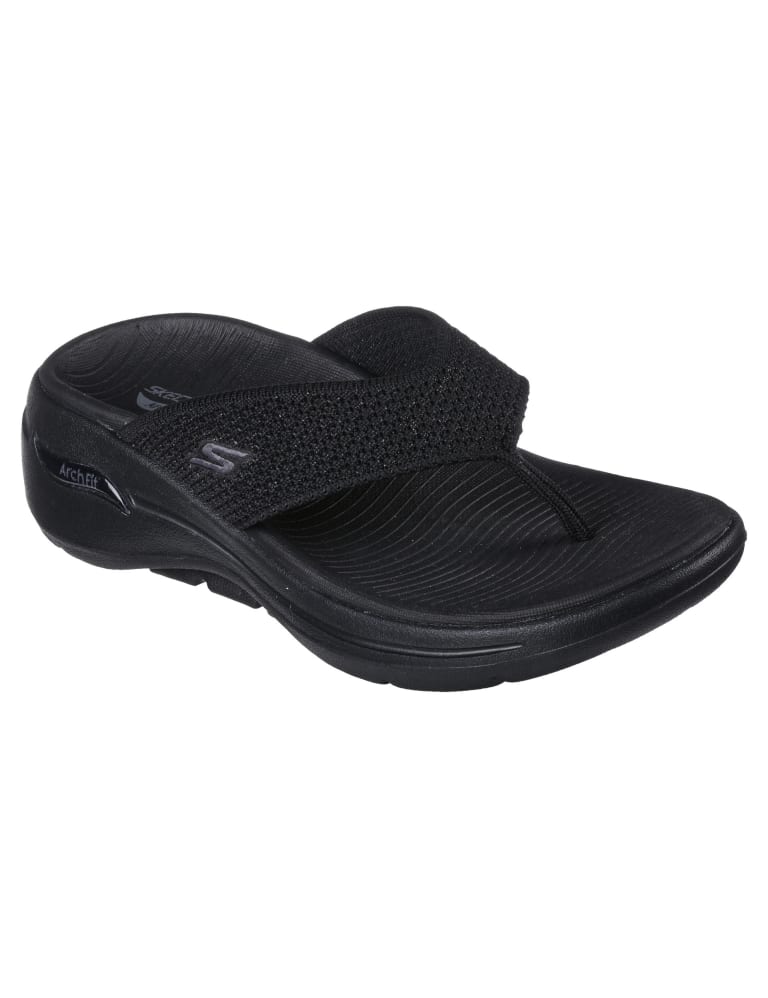 Skechers Womens Hyper Top Status Slide Sandals