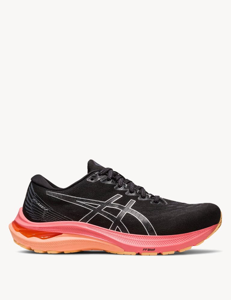 Ladies black asics trainers deals