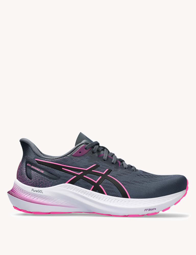 GT 2000 12 Lace Up Mesh Detail Trainers
