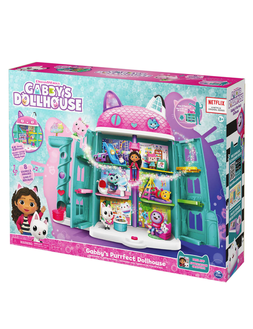 Gabby's Dollhouse Purrfect Dollhouse with Toy Figures