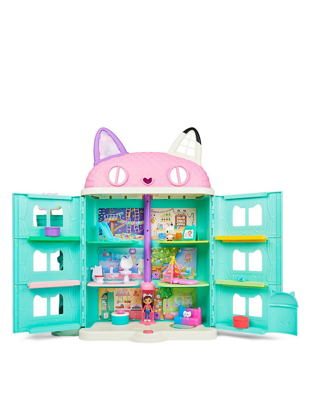 Gabby's Purrfect Dollhouse with Gabby and Pandy Paws Figures (3+ Yrs) 1 of 6