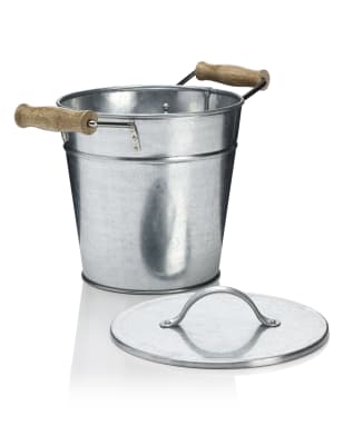 Galvanised Steel Ice Bucket Image 2 of 3