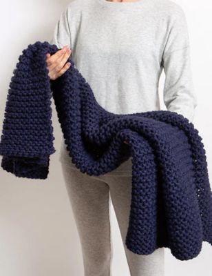 Garter Stitch Blanket Knitting Kit Image 2 of 5