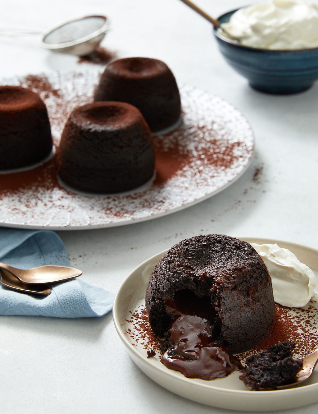 Gastropub Melt in The Middle Chocolate Puddings (Serves 4) - (Last Collection Date 30th September 2020) 1 of 2